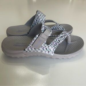 Skechers Outdoor Lifestyle Foamies Multi-Color Reggae Scenery Sandals, Size 9